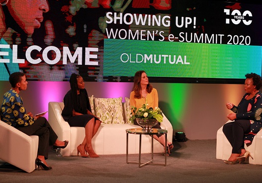 Women's Summit 2020 4 women on a stage at a conference